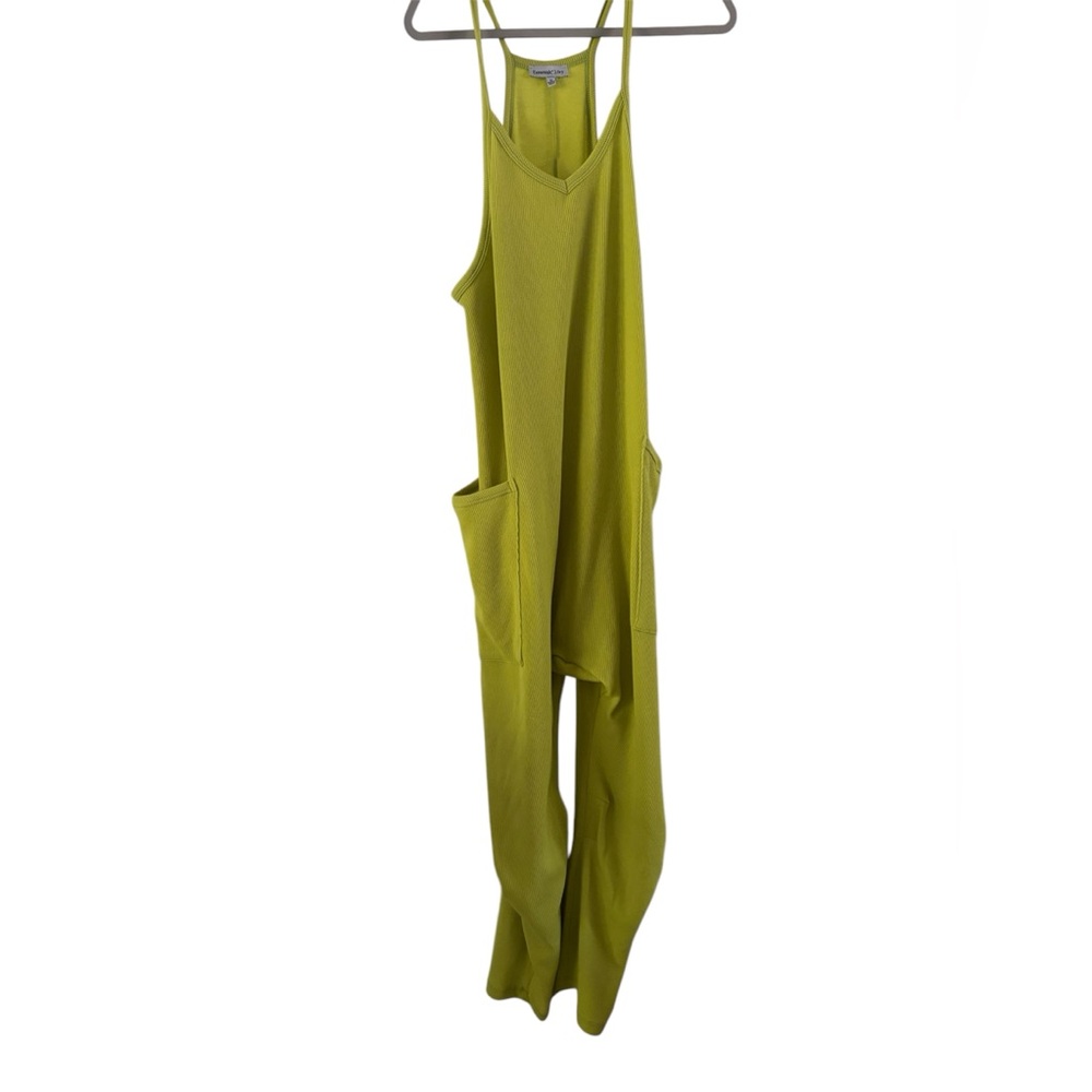 Lush Olive Green Sleeveless Jumpsuit